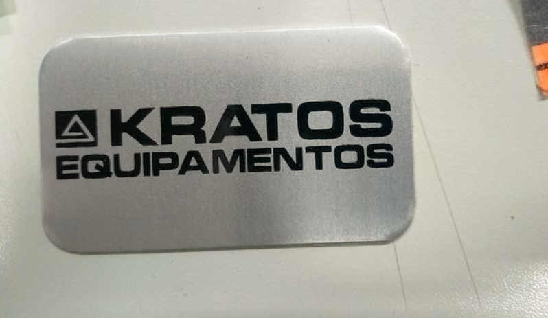 Etiqueta de Metal Personalizada Orçamento Francisco Morato - Plaquinha Metálica Personalizada