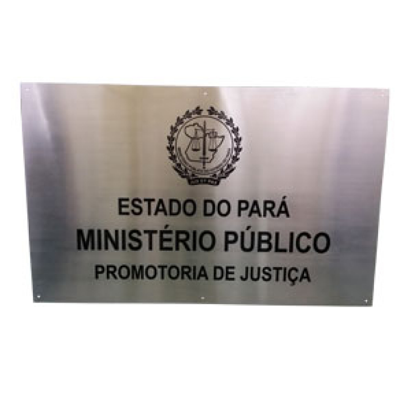 Placa de Identificação de Mesa Acrílico Jardim Ângela - Placa de Identificação Grande São Paulo