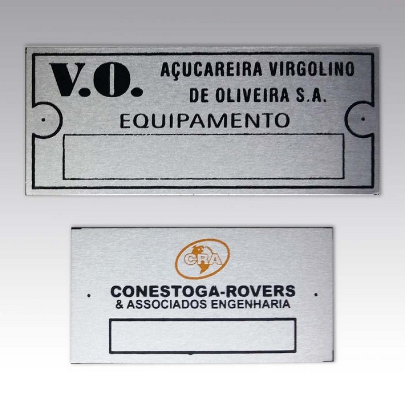 Placa de Identificação para Consultório Valor Cajamar - Placa de Identificação de Mesa