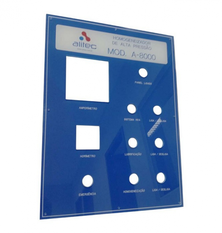 Plaqueta de Inox para Painel Eletrico Preço Barueri - Plaquetas em Inox para Quadros de Comando