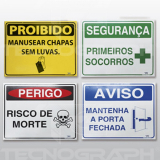fabricante de placas de identificação em inox Itapecerica da Serra