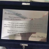 placa de homenagem de formatura preço Pirituba