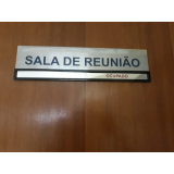 placa de mesa personalizada Vila Leopoldina