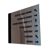 placa personalizada de sinalização cotação Carapicuíba