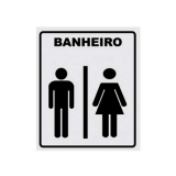 placas de identificação de banheiros Araçariguama